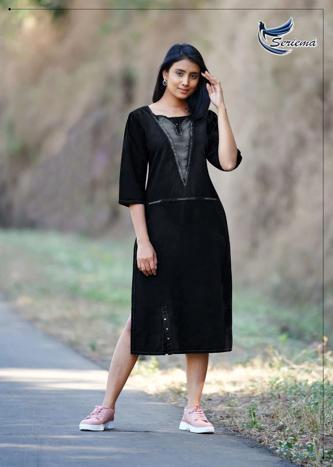 Seriema Kumb Capture 4 Denim Wholesale Party Wear Kurtis